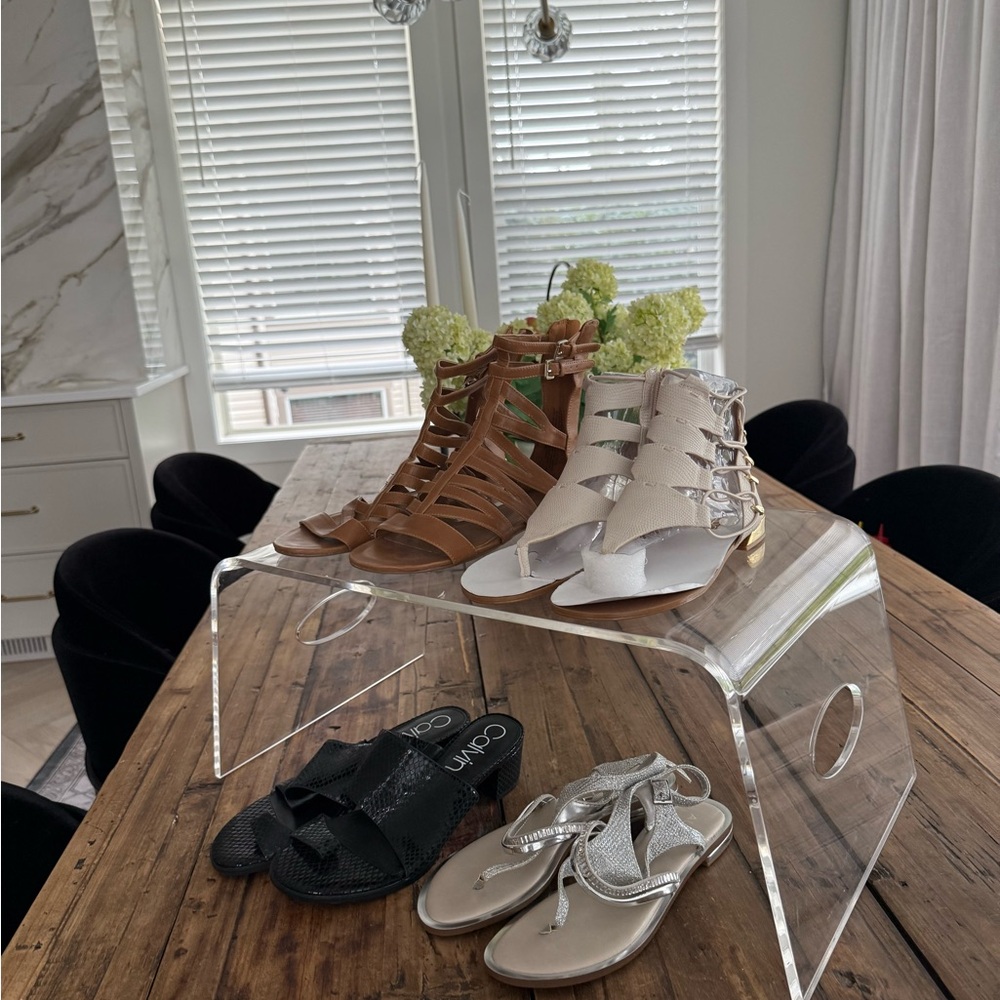 BRAND NEW Sandal Bundle- Aldo, CK, Nine West